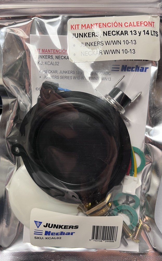 Kit de mantencion para calefont junkers neckar w10/w13, wn10/wn13