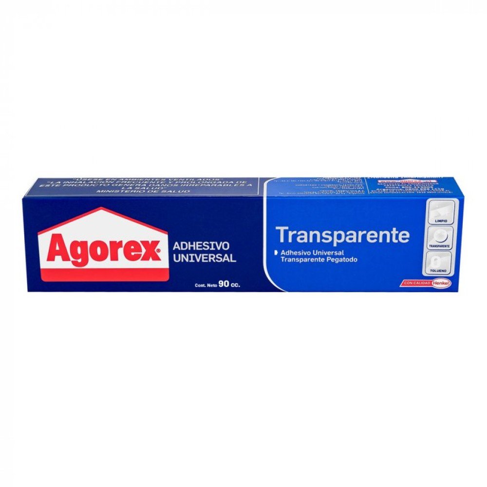 Agorex 60 estuche 90cc transp.