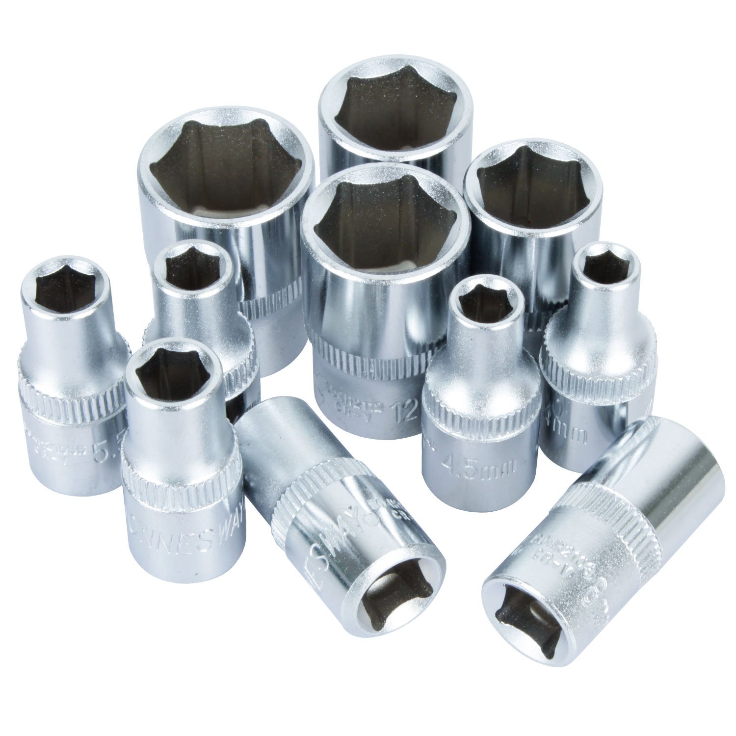 JGO DADOS 1/4' 18 PZS S04H2118S JONNESWAY - Imagen 4