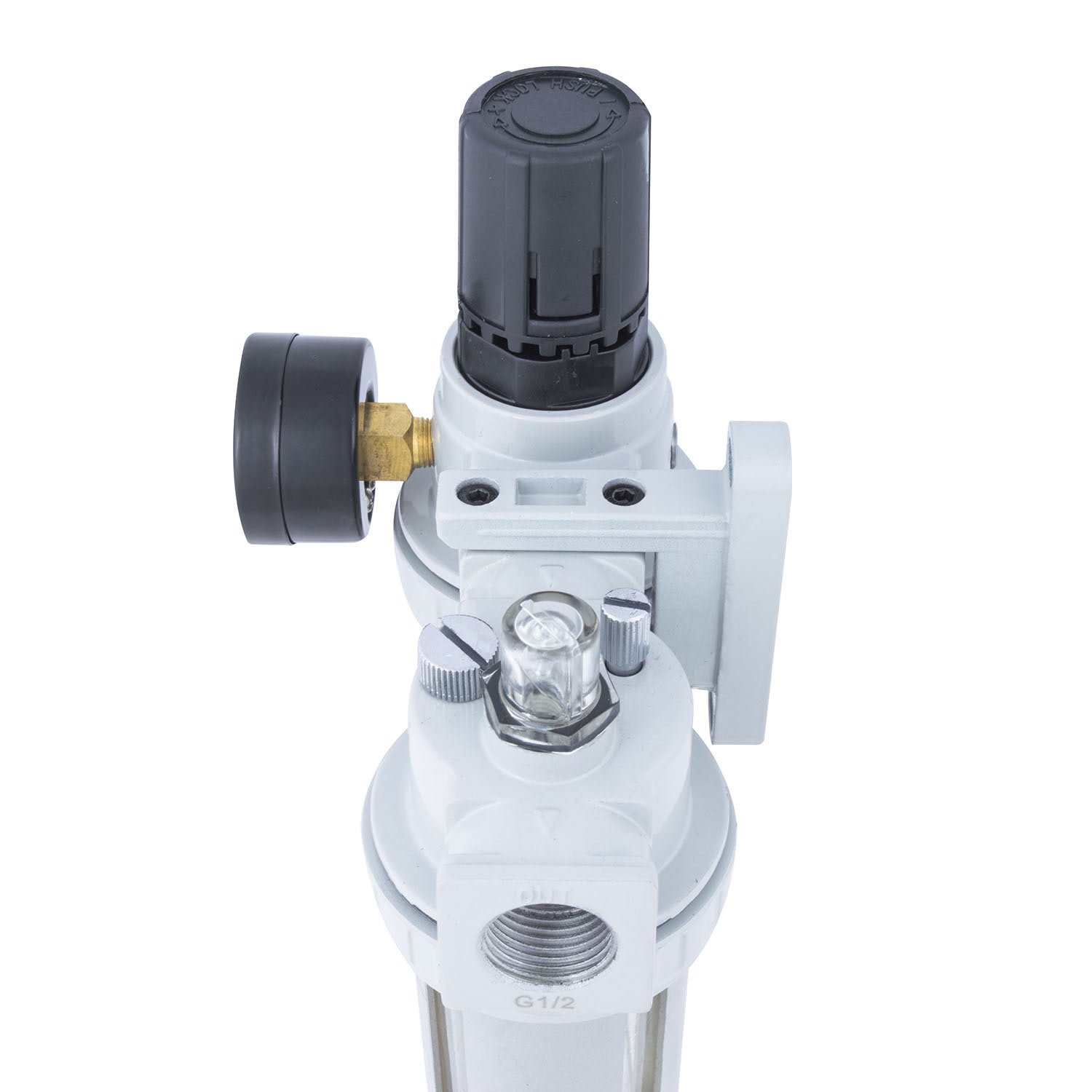 FILTRO REGULADOR LUBRICADOR 1/4' MUZI AFRL-80 - Imagen 2