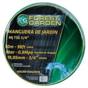 Manguera 3/4′ con tela 30 mts jardin