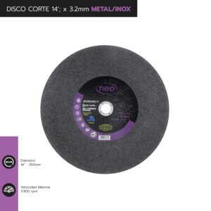 Disco corte metal 14′ energy/gladiator/neo 3.2mm’