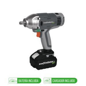 Llave impacto inalambrico li8400/18c1 18v 1bat gladiator