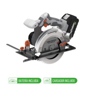 Sierra circular inalambrica 6 1/2′ 18v gladiator