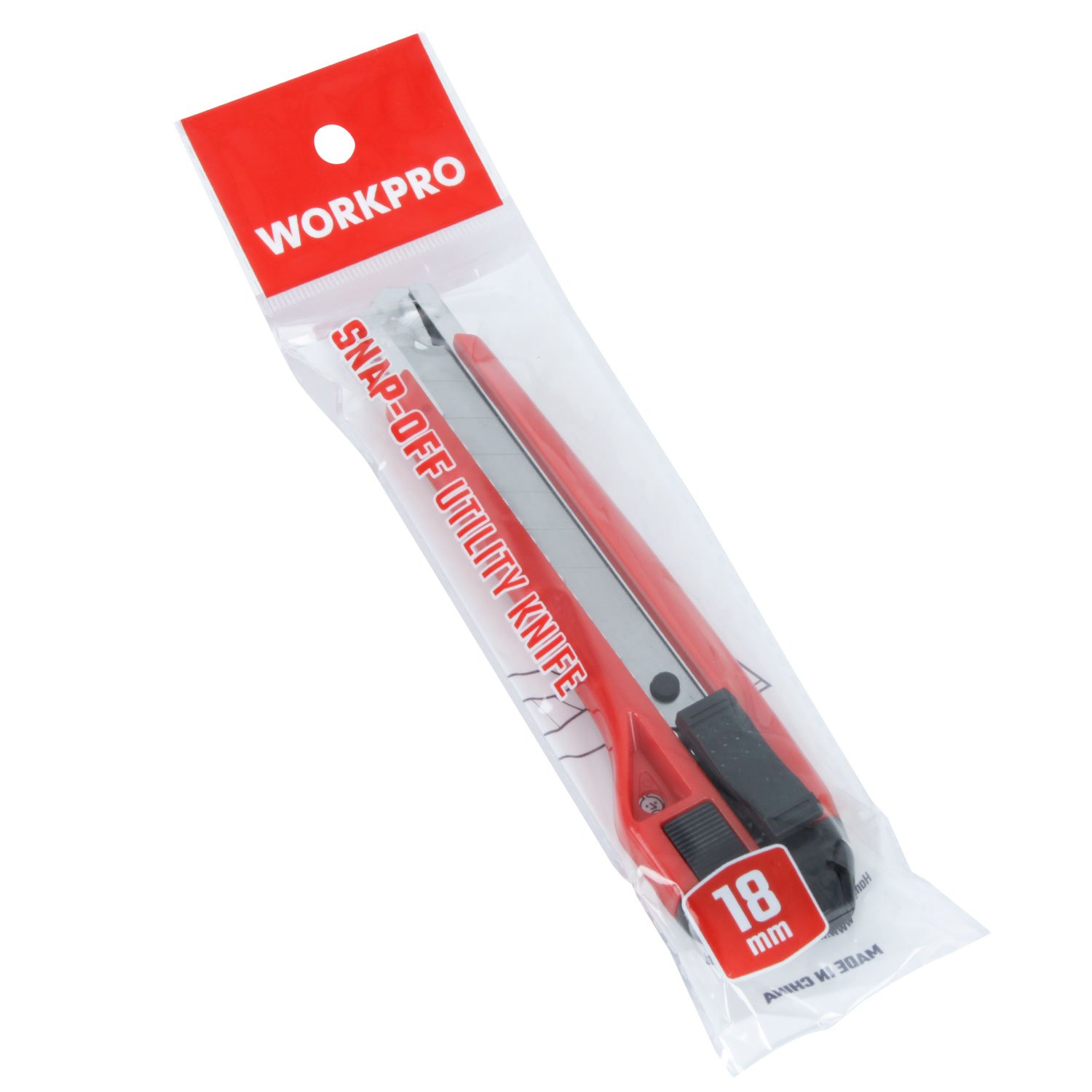 TIP TOP CUCHILLO CARTONERO 18MM PLASTICO WORKPRO - Imagen 5