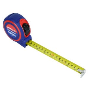 Huincha medir 7.5 mt cubierta goma workpro