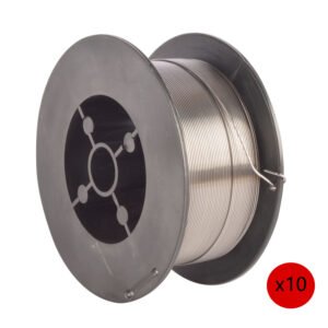 Soldadura mig alambre e-71t 0,8 mm 0,45kg no requiere gas (gasless)