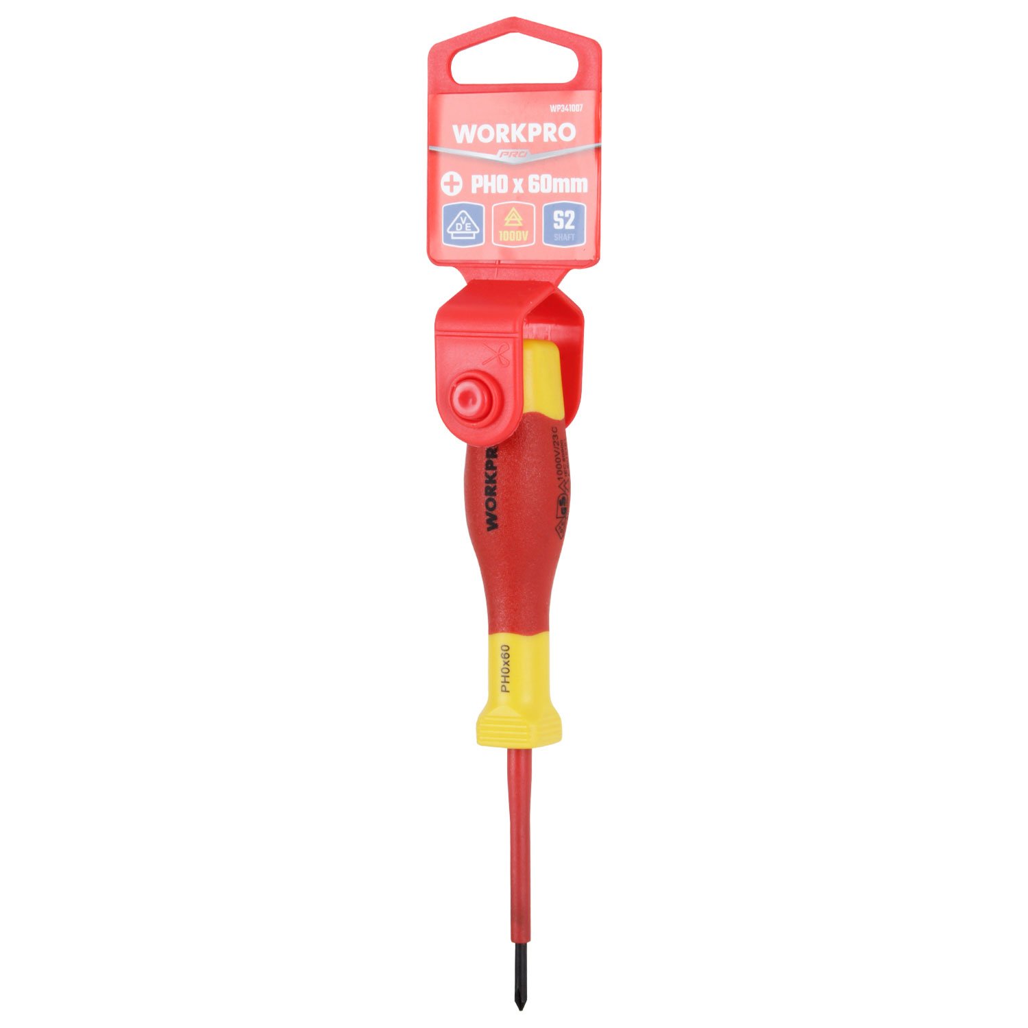 DESTORNILLADOR PHILLIPS AISLADO PH0X60MM WORKPRO - Imagen 4