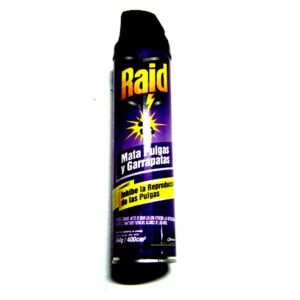Insecticida raid pulga/garrapata
