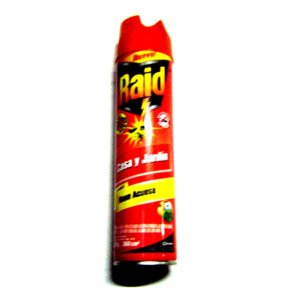 Insecticida raid casa y jardin grande
