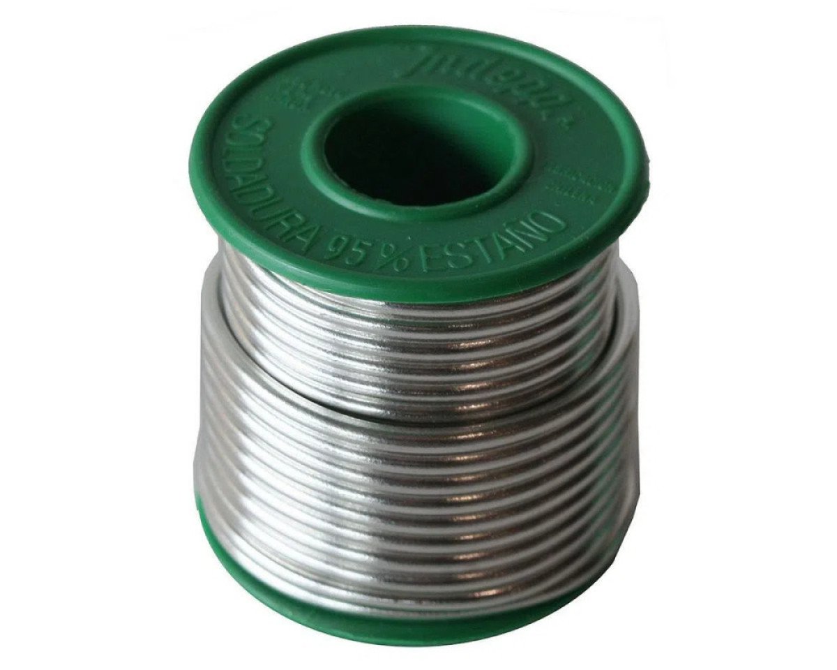 Estaño soldadura carrete 95% 1/2kg indepp