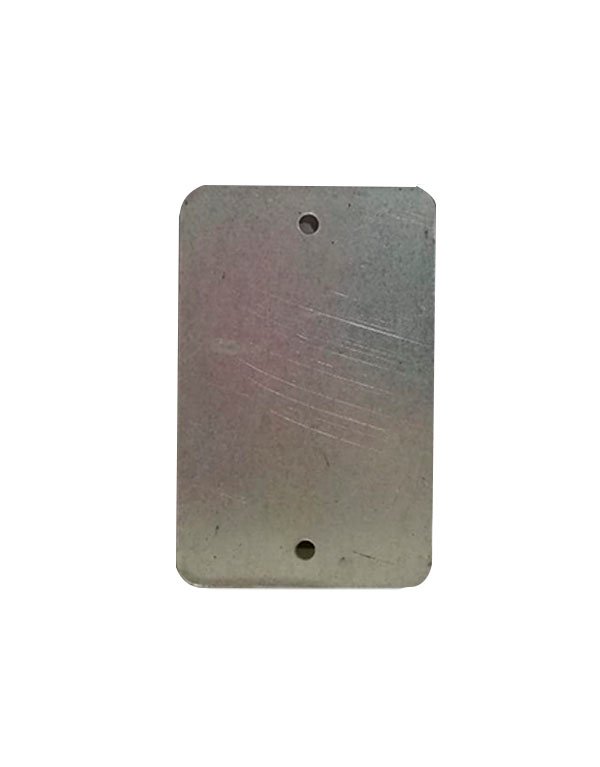 Tapa ciega metalica corriente