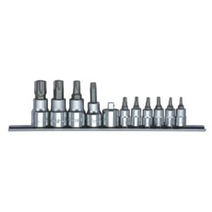 Jgo dado hans torx tamper 1/4dr 6pcs – 3/8dr 4pcs c/adapt #56025-11 11 pzs (of) hans