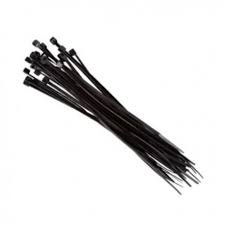 Amarras plasticas negra 300 mm x 4.8mm pack 100 un
