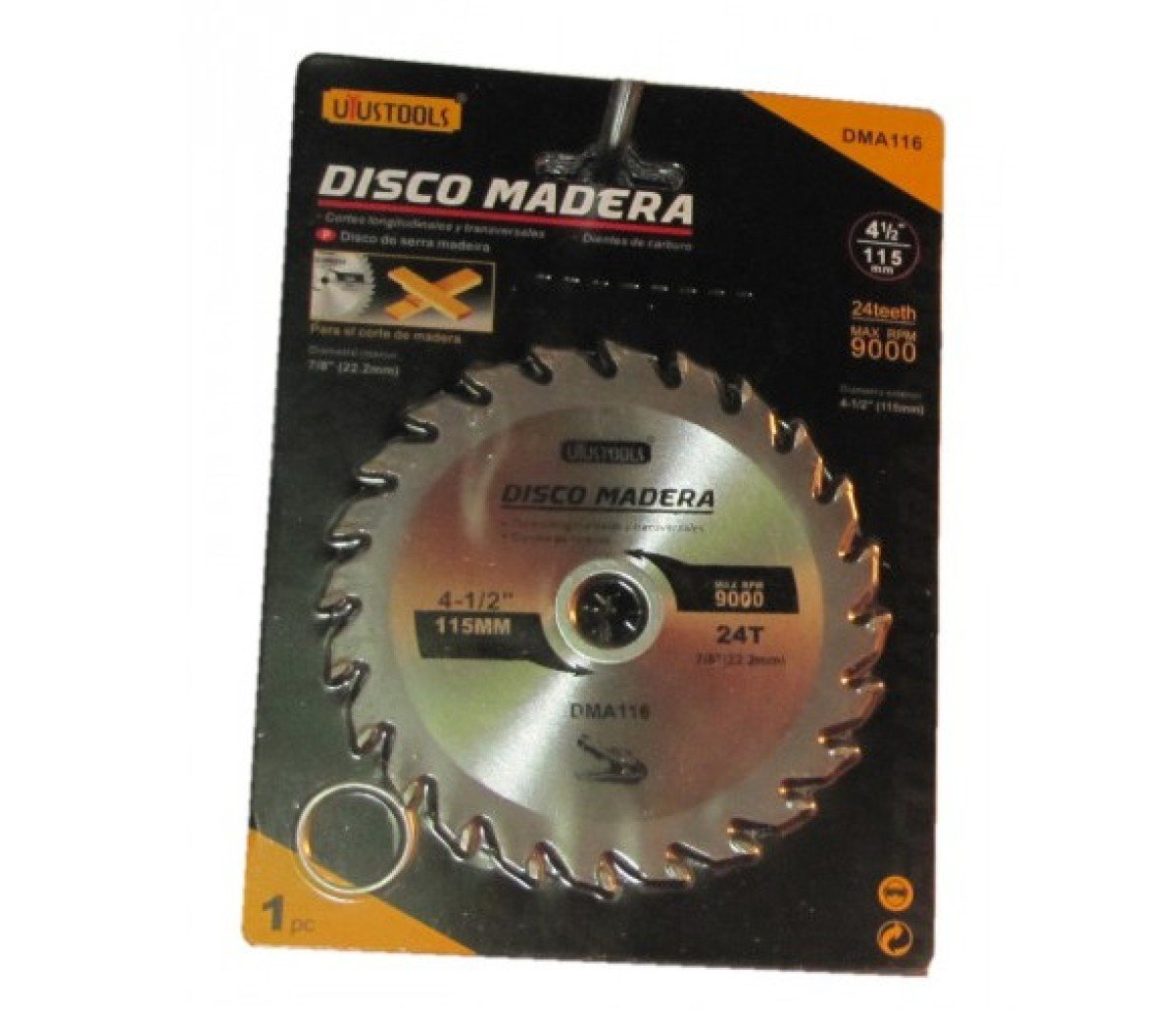Sierra circular 4 1/2′ madera 24t