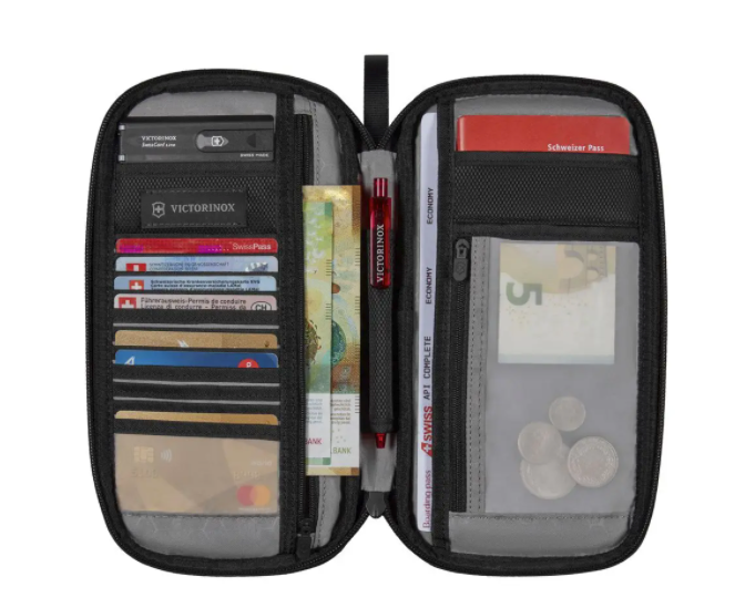 Porta documentos / pasaportes rfid 13 x 26 cm victorinox