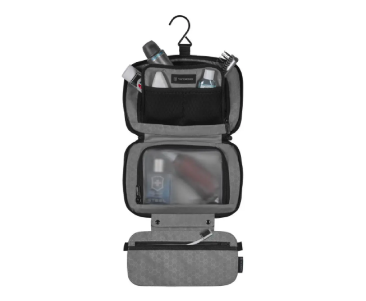 Neceser con cierre alrededor access 5.0 negro 4lts victorinox