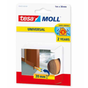 Burlete flexible cafe 1mx38mm tesa moll