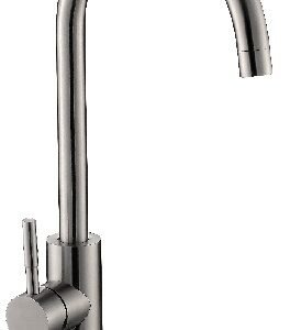 Monomando lavaplatos vertical inox taumm