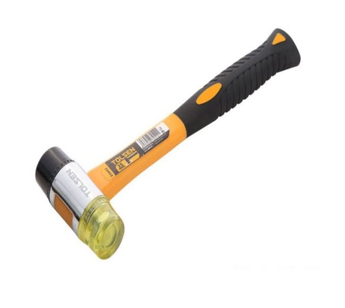 Maceta / martillo plastico 35 mm hule 25042 tolsen