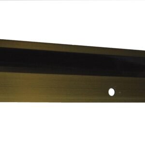 Cubrejunta desnivel cafe (aluminio) barra 1mt deva