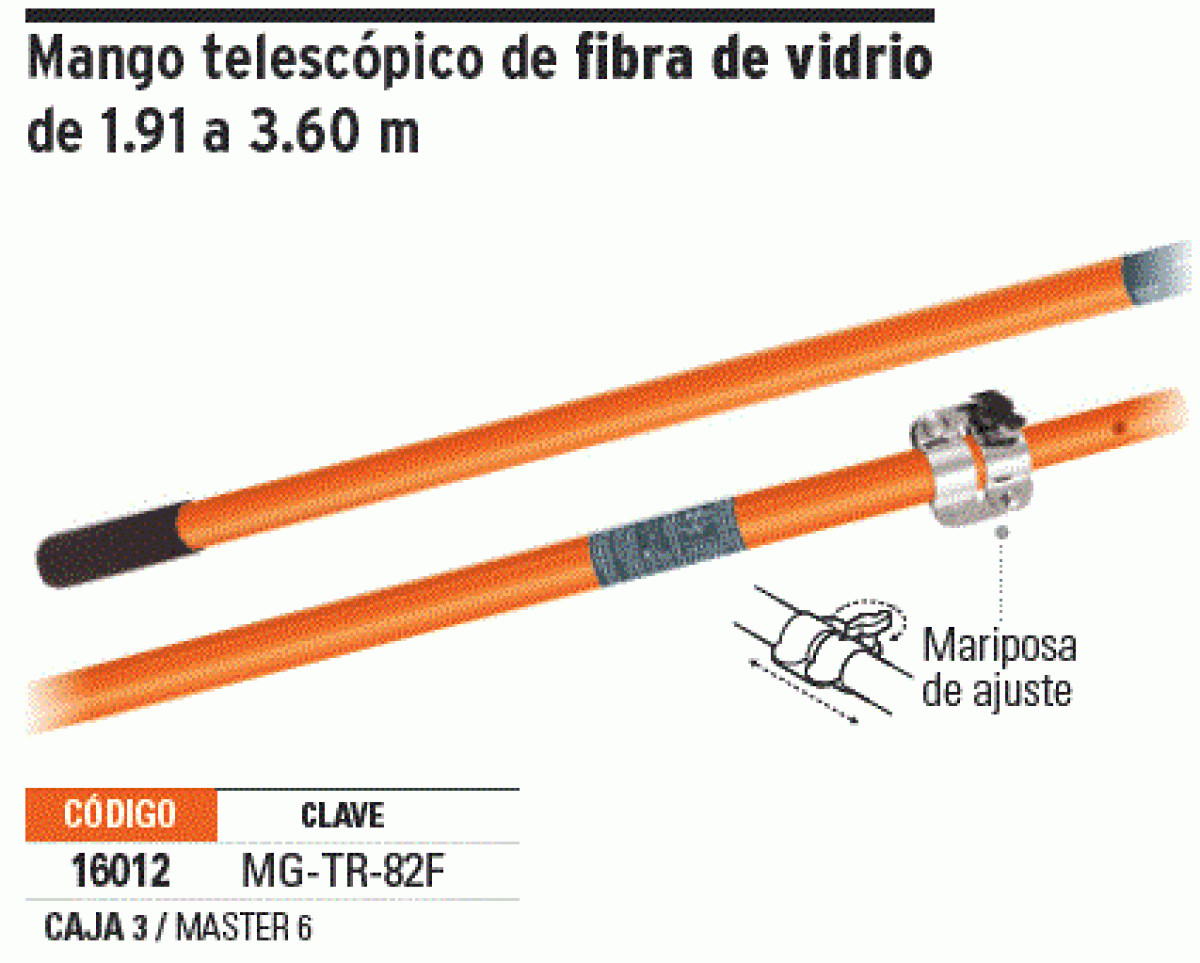 Mango para podador de altura 16012 truper