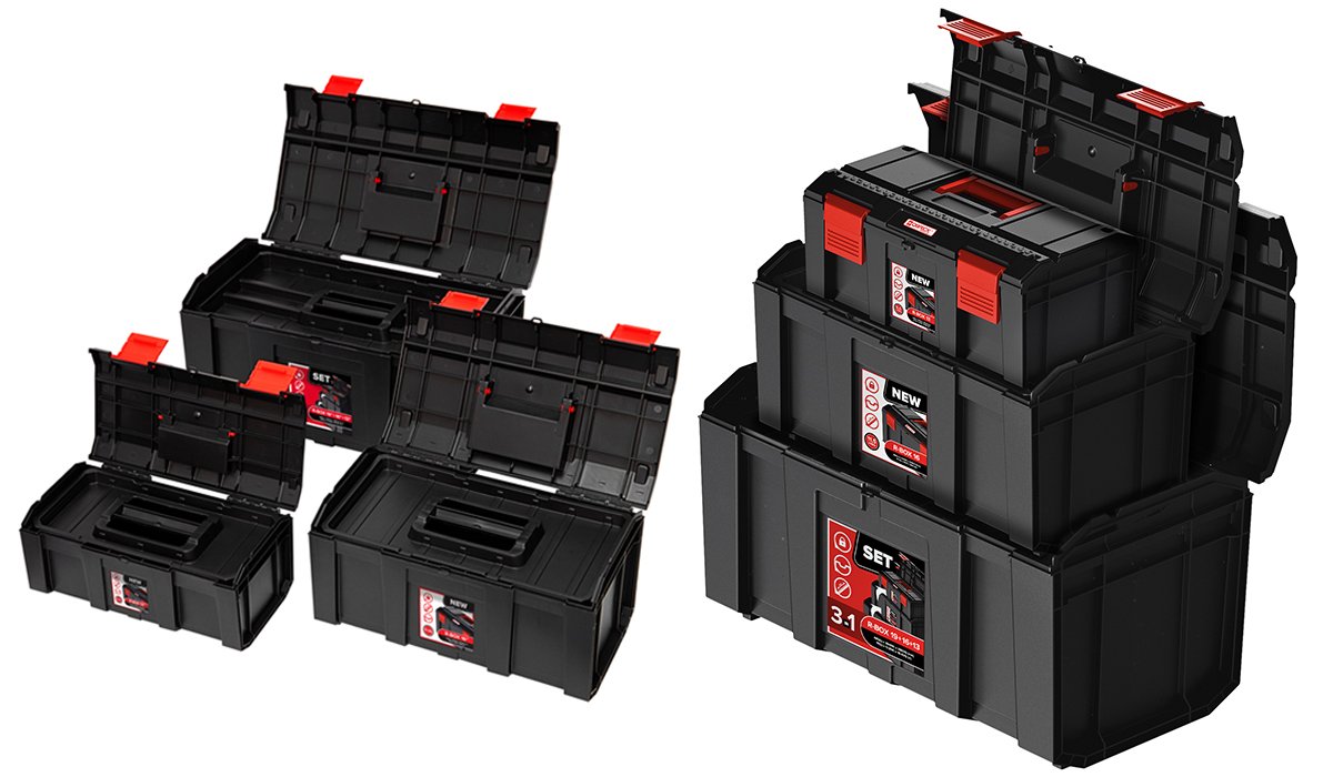 Caja herramientas 3 en 1 qbrick r-box 13+16+19′