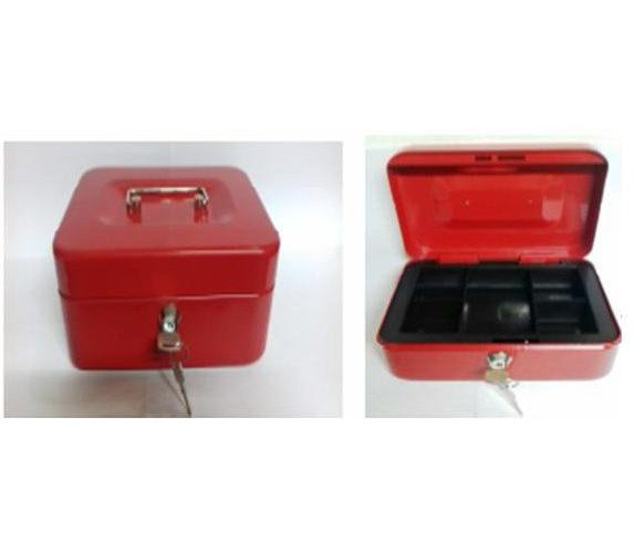 Caja dinero m250 roja 250x200x90mm