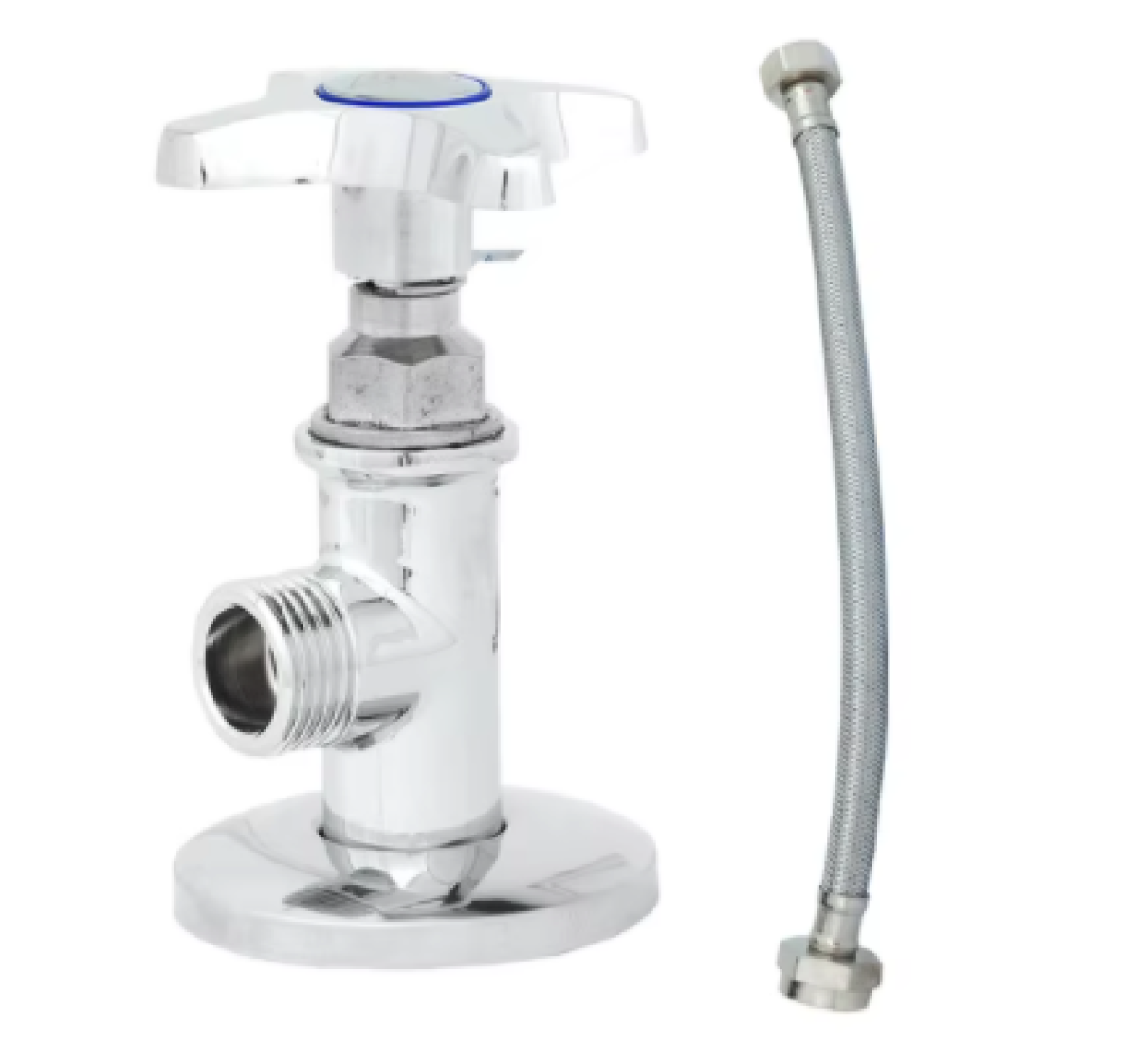 Llave angular con flexible lc9j-1001 fas