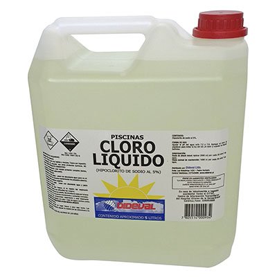 Cloro piscinas bidon 5lts