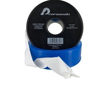 Teflon rollo jumbo 50mts x 3/4′ corsovalv
