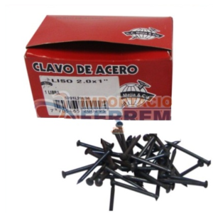 Clavo concreto negro liso 40mm
