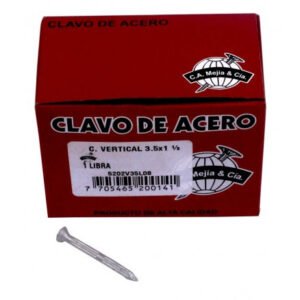 Clavo concreto estriado galv. 40mm