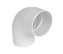 Codo canaleta pvc m-h blanco 75mm x 90° ph25