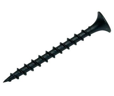 Tornillo drywall volcanita-madera negro 1.5/8