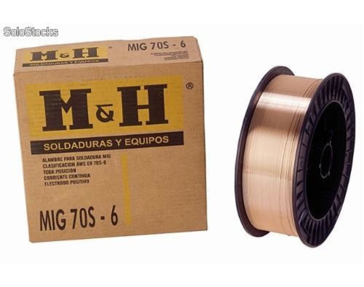Soldadura mig 70s-6 0.8 15kg myh ( requiere gas ) myh