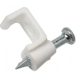 Grampa plastica cuadrada blanca 2x24 bolsa