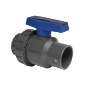 Llave paso pvc 50m/m c/un. americana vinilit