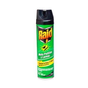 Insecticida raid polillas e insectos aereos