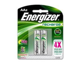 Pila recargable energizer aa display 2p