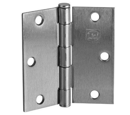 Bisagra satinada l88 3 1/2 x 3 1/2 lioi