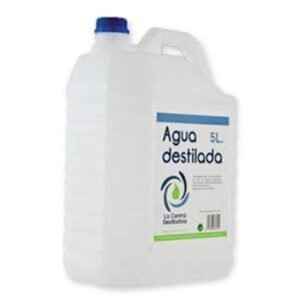 Agua desmineralizada 5 lts