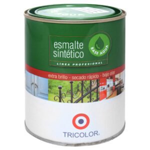 Esmalte sintetico base agua 1/4 gal blanco tric