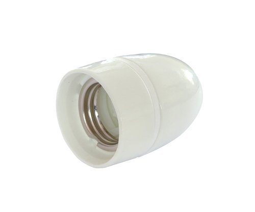 Portalampara volante plastico blanco