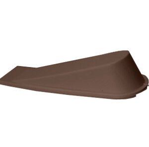 Cuña puerta pvc cafe