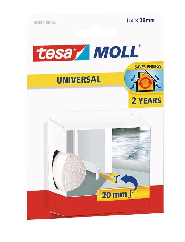 Burlete flexible blanco 1mx38mm tesa moll
