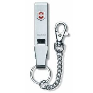Llavero clip porta cinturon c/cadenacorta victorinox