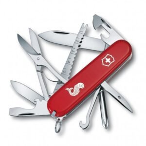 Cortaplumas victorinox cod 4733.72 fisherman 91mm roja con logo