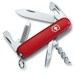 CORTAPLUMAS VICTORINOX COD 3803 SPORTSMAN 84MM ROJA C/ANILLA