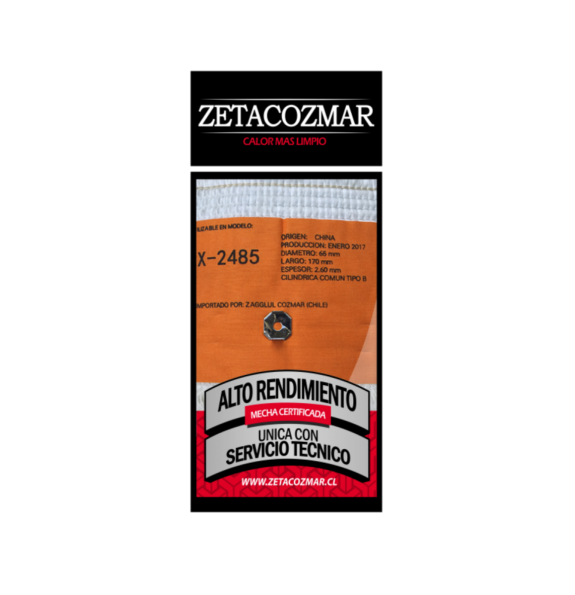 Mecha estufa rx2485 zetacom